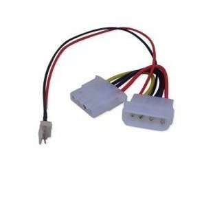  Link Depot Cable 3 Pin Female To 4 Pin Male Power Adapter 