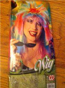 PUNK ROCK STAR 80S BOWIE STYLE COSTUME WIG  