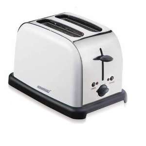   920 Watt 2 Slice Wide Slot Toaster, Stainless Steel