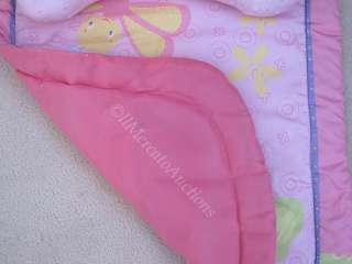   Bright Starts TUMMY TIME Play Mat Baby Toy Pillow Pink 28 x 21 GUC