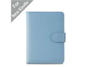   Generation, Not Kindle Touch) Leather Case (Sky Blue) for 4th