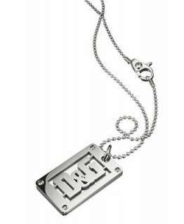 Mens Necklace, Stainless Steel Dog Tag DJ0719