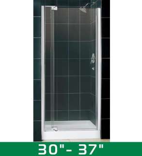 Dreamline Allure Adjustable 30 To 37 Pivot Shower Door SHDR 4230728 01 