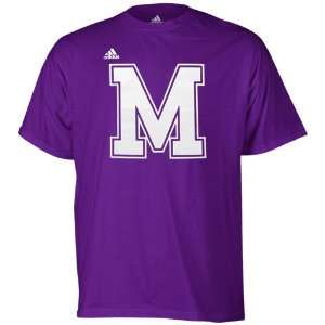 : NCAA adidas Mount Union Purple Raiders Second Best T Shirt   Purple 