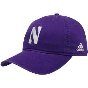  adidas Northwestern Wildcats Purple Basic Logo Slouch 
