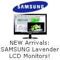 Samsung   NEW Arrivals: Samsung Lavender LCD Monitor
