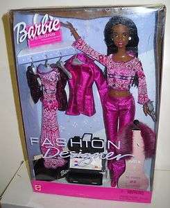 1579 Mattel Fashion Designer African American Barbie Doll  