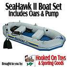 intex seahawk ii boat set 3 person inflatable raft includes