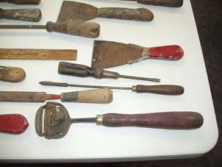 Vintage Collection Old Antique Huge Wood Hand Tool Lot of 22 Wooden 