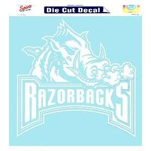  Arkansas Razorbacks 8x8 Die Cut Decal