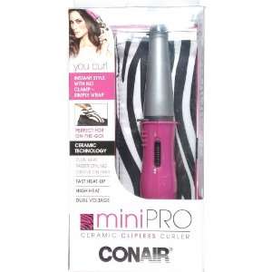  Conair Mini Pro Ceramic Clipless Curler Instant Style with 