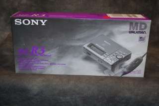 Sony MZ R3 MZR3 Portable Mini Disc Player MD Walkman Recorder NEW NIB 