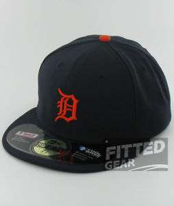 Detroit TIGERS On Field Authentic Collection ROAD New Era 5950 Fitted 