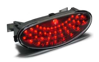   206 206cc BLACK/CLEAR/RED REAR BUMPER LED FOG LAMP FOG LIGHT  