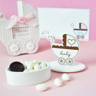 Baby Carriage Shower Favor Boxes Place Card Holders  