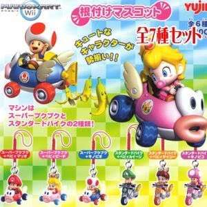 Yujin Wii Mario Kart Root Phone strap Figure Baby Peach  