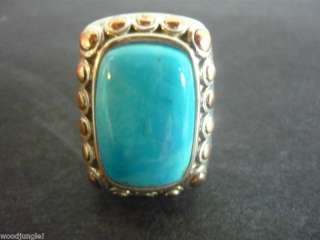 BARSE STERLING SILVER 925 TURQUOISE LARGE RING NICE!!!!  