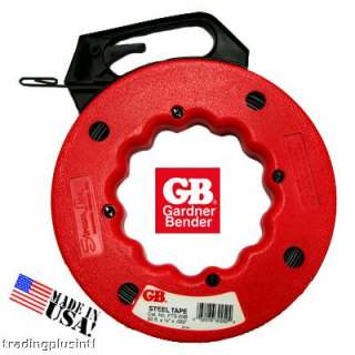 GB Stream Line Cable Puller 50FT Steel Fish Tape $ave   