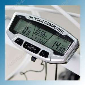 New Durable Digital Bike Bicycle Computer LCD Odometer Speedometer 