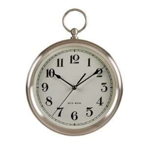 Westclox Big Ben Classic Wall Clock 47612 Brushed pewter Finish 15.5H 
