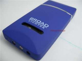 New BROAD Cigarette Windproof Lighter Blue LFg9  