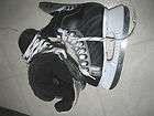 Boys Hockey Ice Skates Bauer Worn 2X size 4 Supreme Silver Comp
