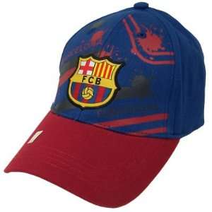  FC BARCELONA FOOTBALL CLUB OFFICIAL LOGO SOCCER HAT CAP 