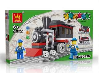 Building Toy Train W/ Track Figures Blocks Set 26093 NIB  