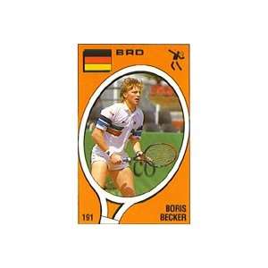  Tennis Express Boris Becker Panini Sticker Card Sports 