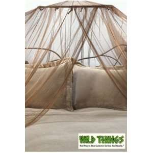  Canopy   Dreamy Mosquito Net Bed Canopy   Brown