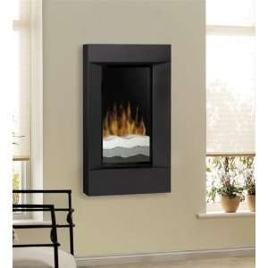   Trim Wall Mount Electric Fireplace in Black