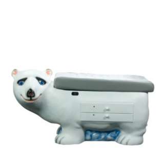 Pedia Pals Pediatric Exam Table Polar Bear   White product details 