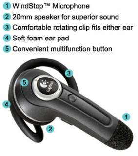   Logitech Mobile Freedom Bluetooth Headset Cell Phones & Accessories