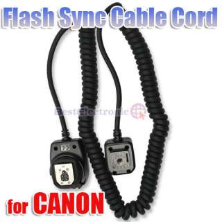   Flash Sync Cable Cord OC E3 for Canon Rebel Rebel T1i/T2i/T3  
