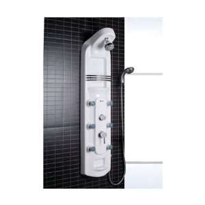   Acrylic Shower Panel with Body Massage Jets and Two Shower Heads A115