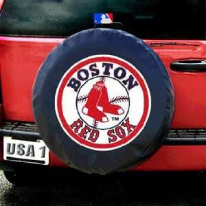  Boston Red Sox MLB Spare Tire Cover (Black): Everything 