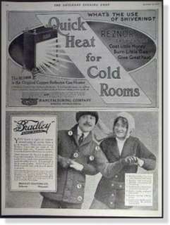 1913 Reznor gas heaters Mercer, Pa. vintage print AD  