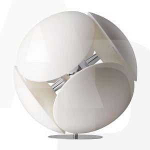  Bubble Table Lamp Shade Color White