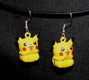 Cute Pikachu Pokemon Earrings Pendant Charm Jewelry  