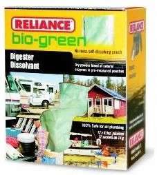 Box 24pk Reliance Bio Green Chemical Toilet Digester  