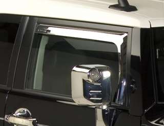 Toyota FJ Cruiser Chrome Window Visors wind deflectors  