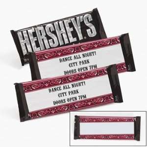  Red Wild West Candy Bars   Candy & Candy Wrappers & Labels