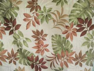 BRAND NEW   COZUMEL Palm Leaves Shower Curtain. Gorgeous earth tones 