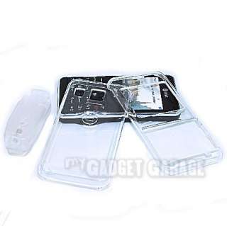 auction included clear protector snap on hard cover case for lg