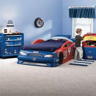  Stock Car Twin Bed, Tool Chest Dresser & Toy Box