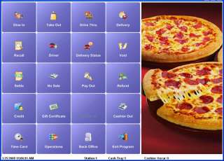   Cafe & Pizza POS system software menu programming service only  