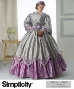 Simplicity 2960 Civil War Gown Costume Pattern  