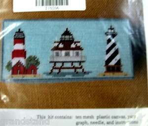 EASTCOAST LIGHTHOUSES BRICK COVER Counted Cross Stitch Kit NEW  