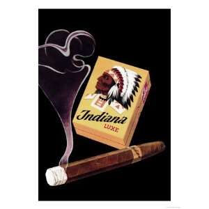  Indiana Luxe Cigars Giclee Poster Print by Ruegsegger 