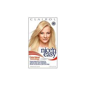  Clairol Nice N Easy Hair Color #87 Ultra Light Blonde Kit 